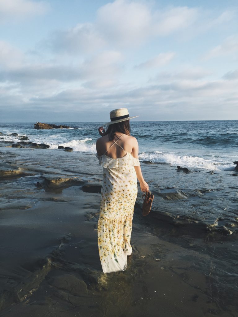 Zara Dress at Laguna Beach | Hello Darling Blog